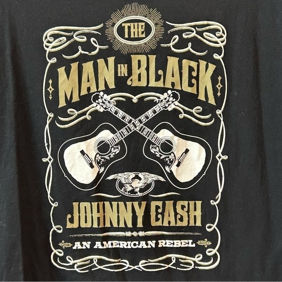 Cash Johnny Cash graphic print black tshirt Sz 2X? See measurements - Picture 1 of 4
